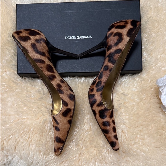 Dolce & Gabbana Shoes - Dolce & Gabbana Leopard Print Heels